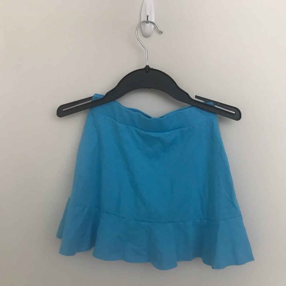 Land's End Blue Skort